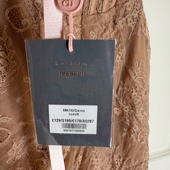 House of CB ‘Czarina’ Nude Mini Dress 👗😍 S ✨ - Picture 4 of 15